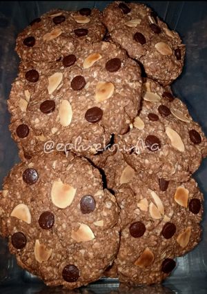 Foto resep Choco Oat Cookies