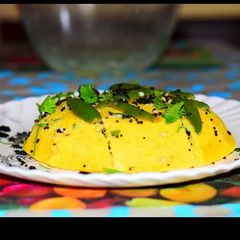Soft sponge Dhokla A picture of Soft sponge Dhokla.