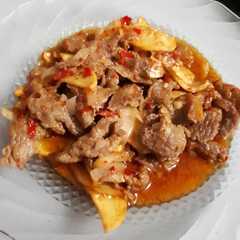 รูปของ Daging kentang pedas