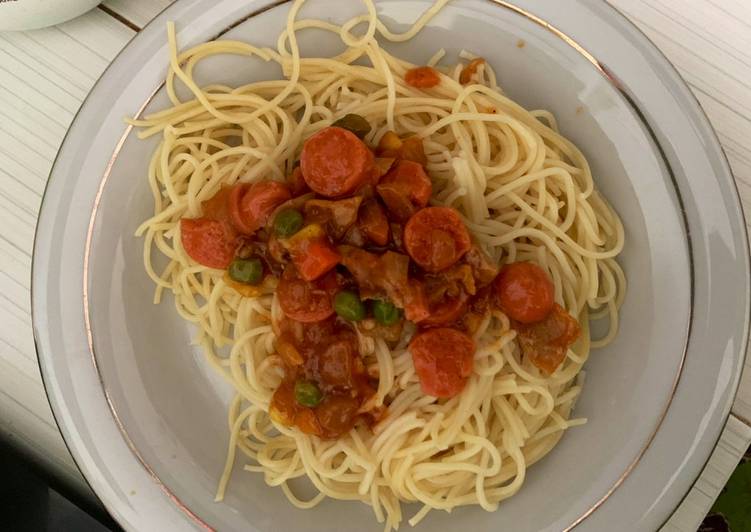 Spageti tuna simple