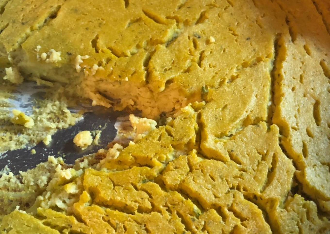 Fainá de calabaza y albahaca