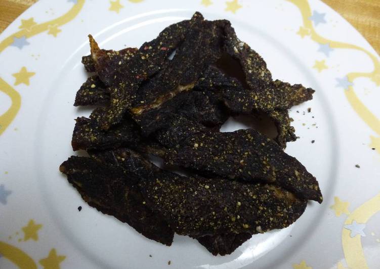 Recipe of Speedy Sweet And Spicy Cola Pepper Beef Jerky