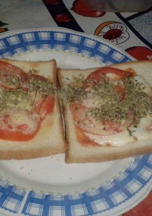 Una foto de Pizzetas al microondas