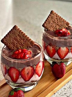 عکسی از دستور دسر با بیسکوییت پتی بور