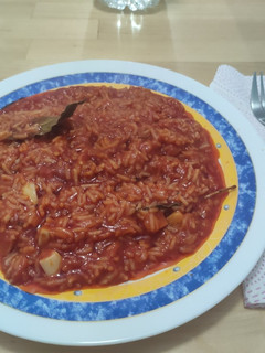 Una foto de Arroz a la cubana