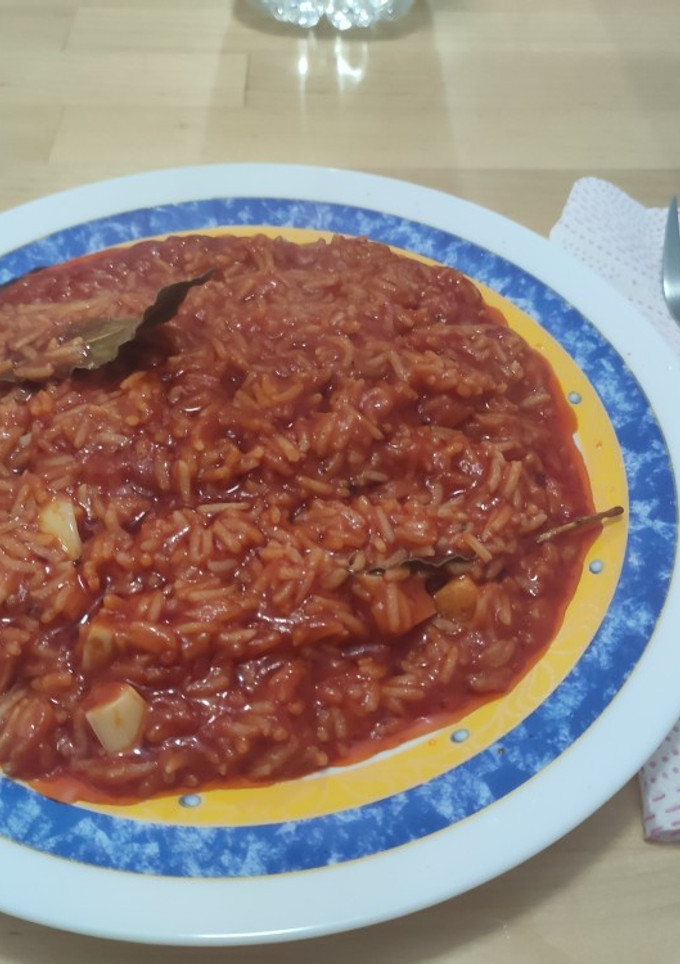 Una foto de Arroz a la cubana