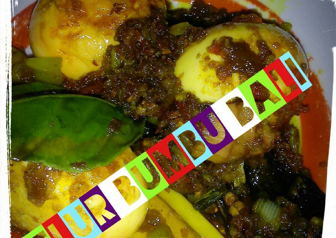 Telur bumbu bali