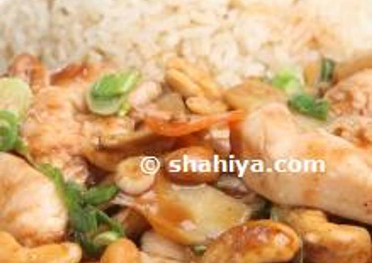 طريقة عمل الدجاج بالكاجو الصيني ولا اشهى