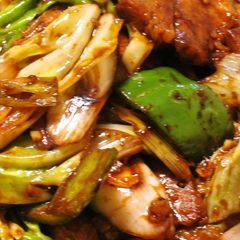 A picture of Szechuan Style Twice Cooked Pork.