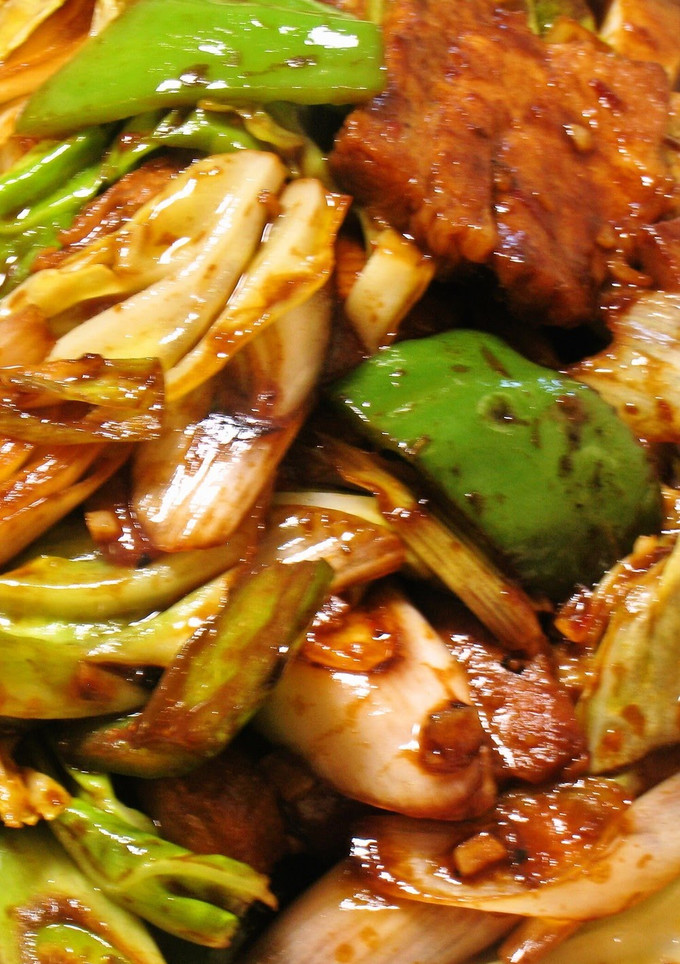 A picture of Szechuan Style Twice Cooked Pork.