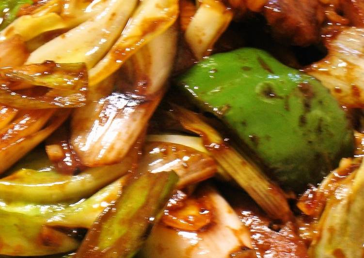 Simple Way To Prepare Award Winning Szechuan Style Twice Cooked Pork Cookandrecipe Com