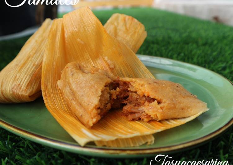 Bagaimana Membuat Mexican Food Series: 🌽Tamales Daging Sapi 🌽 #halaltamales, Enak