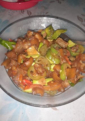 Foto resep Kikil pete pedas manis