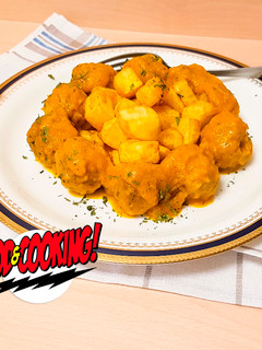 Una foto de Albóndigas en Salsa de Zanahorias