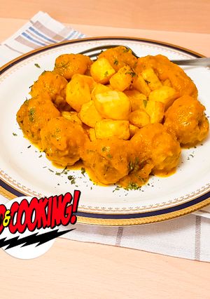 Una foto de Albóndigas en Salsa de Zanahorias