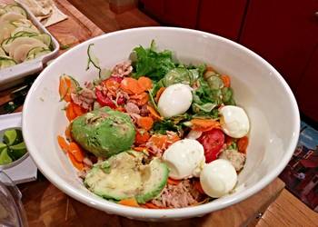 Latest Recipe Tuna Salad Lunch Savory Delicious