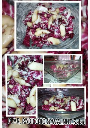 A picture of AMIEs Pear, Radicchio & Walnut Salad.