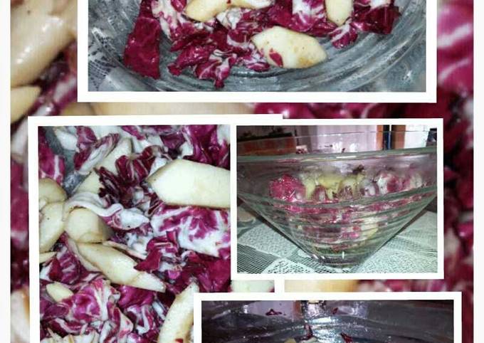 Recipe of Speedy AMIEs Pear, Radicchio &amp; Walnut Salad