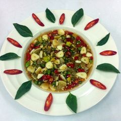 A picture of Chillies And Fish Sauce.