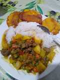 Guisadito de carne con verduras
