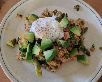 Ultimate, Prepare Quinoa vegetable cheesey eggy deliciousness Home Style