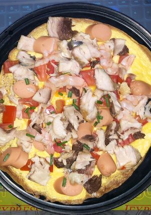Hình của món Pizza Hải Sản (eat clean).