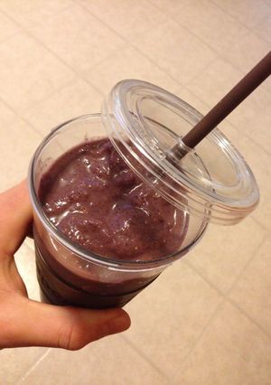 A picture of Heart healthy super antioxidant energy smoothy.
