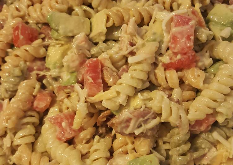 How to Make Homemade Chicken-Bacon-Ranch Pasta Salad