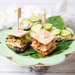 Thai inspired sandwich three ways 🥪 A picture of Thai inspired sandwich three ways 🥪.