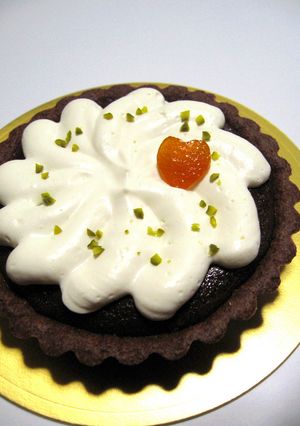 A picture of Cheese Chocolate Tart.