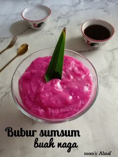 Foto resep Bubur sumsum buah naga