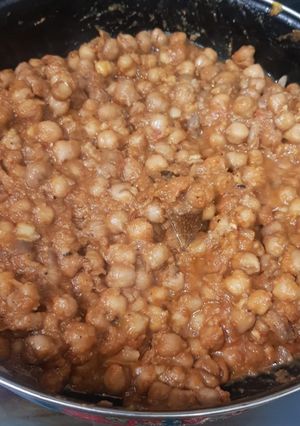 A picture of Amritsari chole.