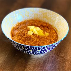 A picture of Raw mango chutney.