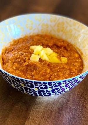 A picture of Raw mango chutney.