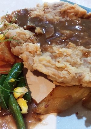 Foto resep Crispy Chicken Steak