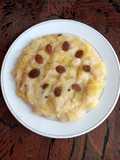 Sooji halwa with meetha kadu