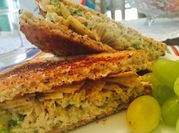 A picture of tuna sandwich