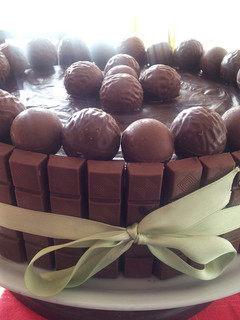 A picture of AMIEs Moist CHOCOLATE Cake.