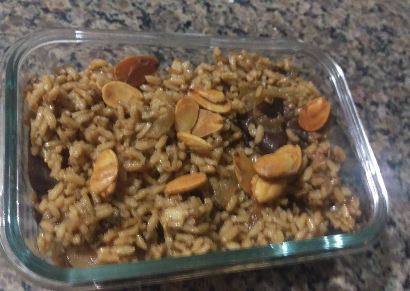 Eggplants upside down (vegan)