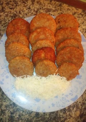 Una foto de Arepitas de trigo con arroz