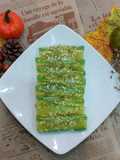 Steamed Bánh Cốm (Vietnamese Green Rice Cake)