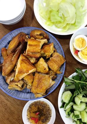 Hình của món Gà nướng mắm ớt bất bại.