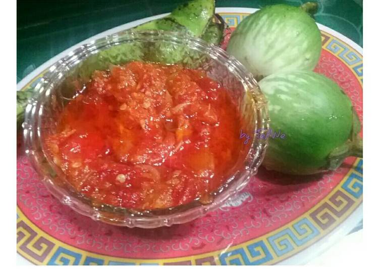 Resep Sambal bawang dadakan yang Enak Banget