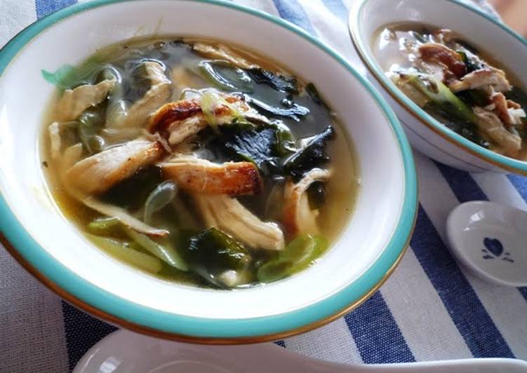 Get Inspiration of Simple &amp; Tasty Green Onion &amp; Chicken Soup
