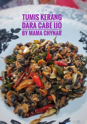 Foto resep Tumis kerang dara cabe ijo