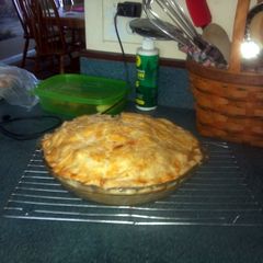 A picture of Double Pie Crust, Flaky, and very good.