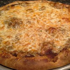 A picture of Homemade pizza.