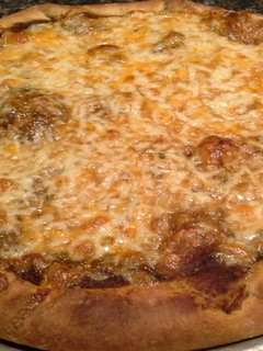 A picture of Homemade pizza.