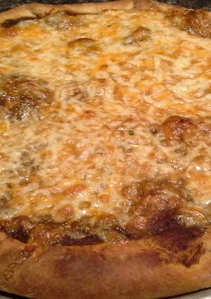 A picture of Homemade pizza.