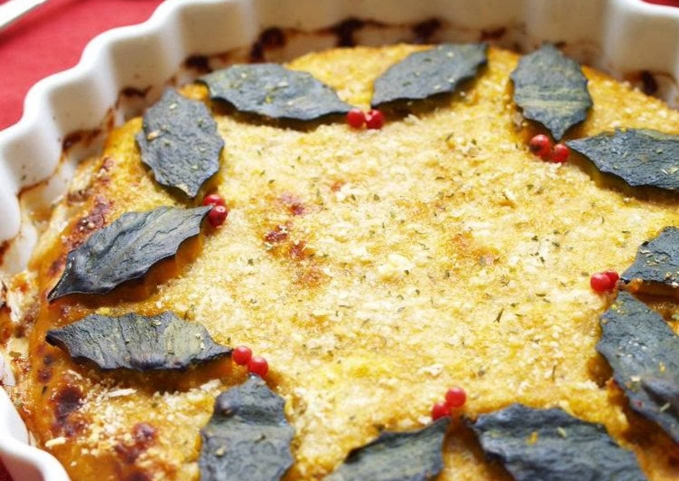 Spicy Minced Meat Kabocha Casserole for the Holidays